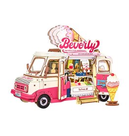 ROBOTIME ROETGS06  BEVERLY'S ICE CREAM TRUCK 3D WOOD PUZZLE