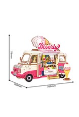 ROBOTIME ROETGS06  BEVERLY'S ICE CREAM TRUCK 3D WOOD PUZZLE