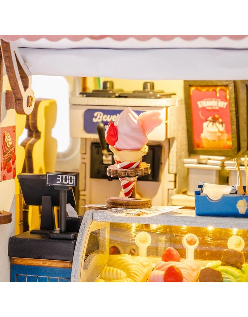 ROBOTIME ROETGS06  BEVERLY'S ICE CREAM TRUCK 3D WOOD PUZZLE