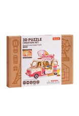 ROBOTIME ROETGS06  BEVERLY'S ICE CREAM TRUCK 3D WOOD PUZZLE