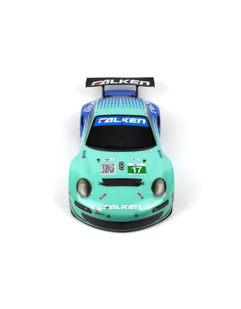 HPI RACING HPI160782 PORSCHE 911 GT3 RSR FALKEN PRE-PAINTED BODY (206MM/210MM)