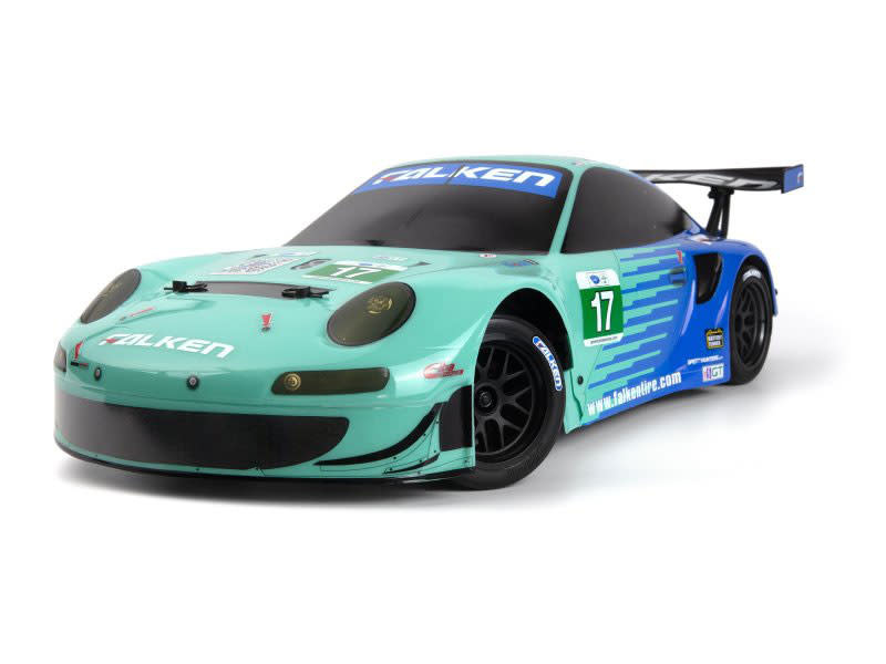 HPI160782 PORSCHE 911 GT3 RSR FALKEN PRE-PAINTED BODY (206MM/210MM)