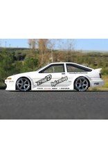 HPI RACING HPI17209 TOYOTA TRUENO AE86 CLEAR BODY (190MM)