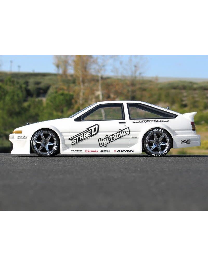 HPI RACING HPI17209 TOYOTA TRUENO AE86 CLEAR BODY (190MM)