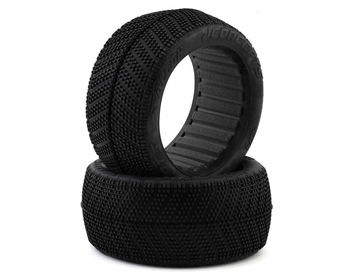 JCO4074-01 FALCON 4.0" 1/8 OFF-ROAD TRUGGY TIRES (2) (BLUE)