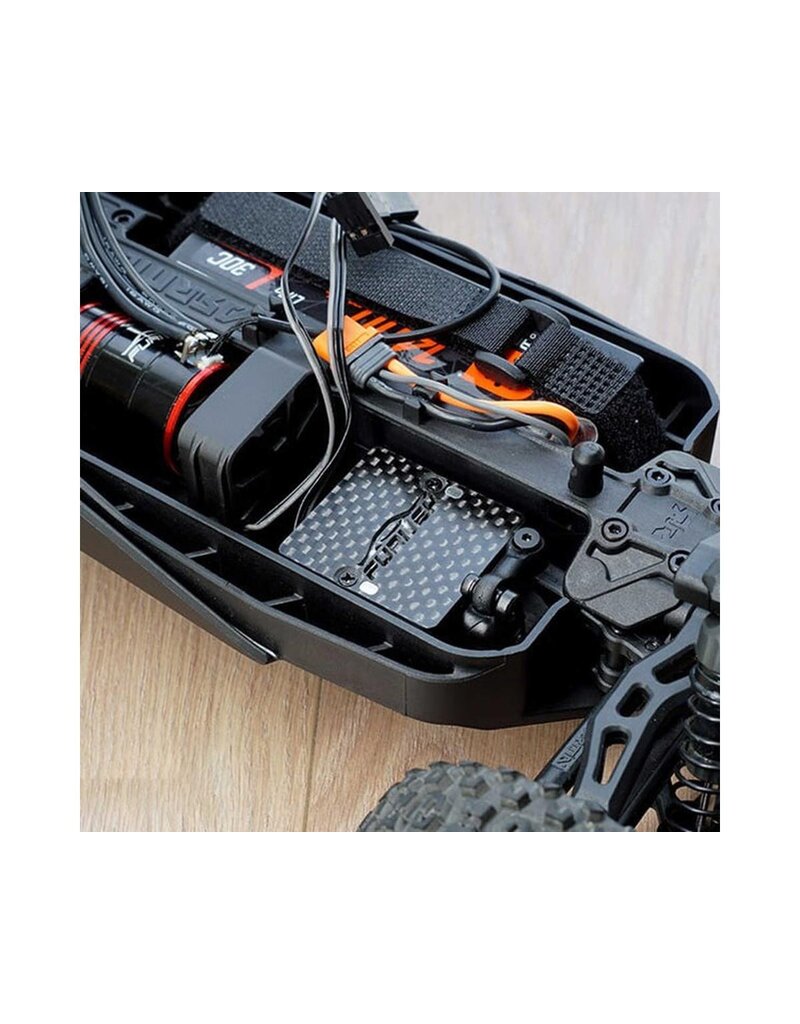 FURITEK FTK-FUR-2582 CNC ALUMINUM & CARBON FIBER SERVO MOUNT FOR ARRMA GROM