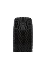 JCONCEPTS JCO4071-12 FALCON PRE-MOUNTED 1/8TH BUGGY TIRES (2) (WHITE) (GREEN)