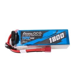 GENS ACE GEA183S45DGT 11.1V 1800MAH 3S 45C G-TECH LIPO: DEANS