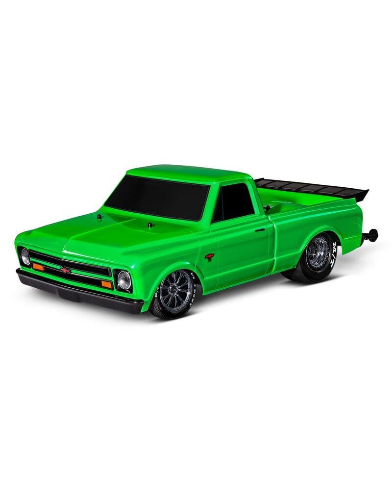 TRAXXAS TRA94376-74-GRN 1/10 2WD DRAG SLASH HD CHEVROLET C10: GREEN