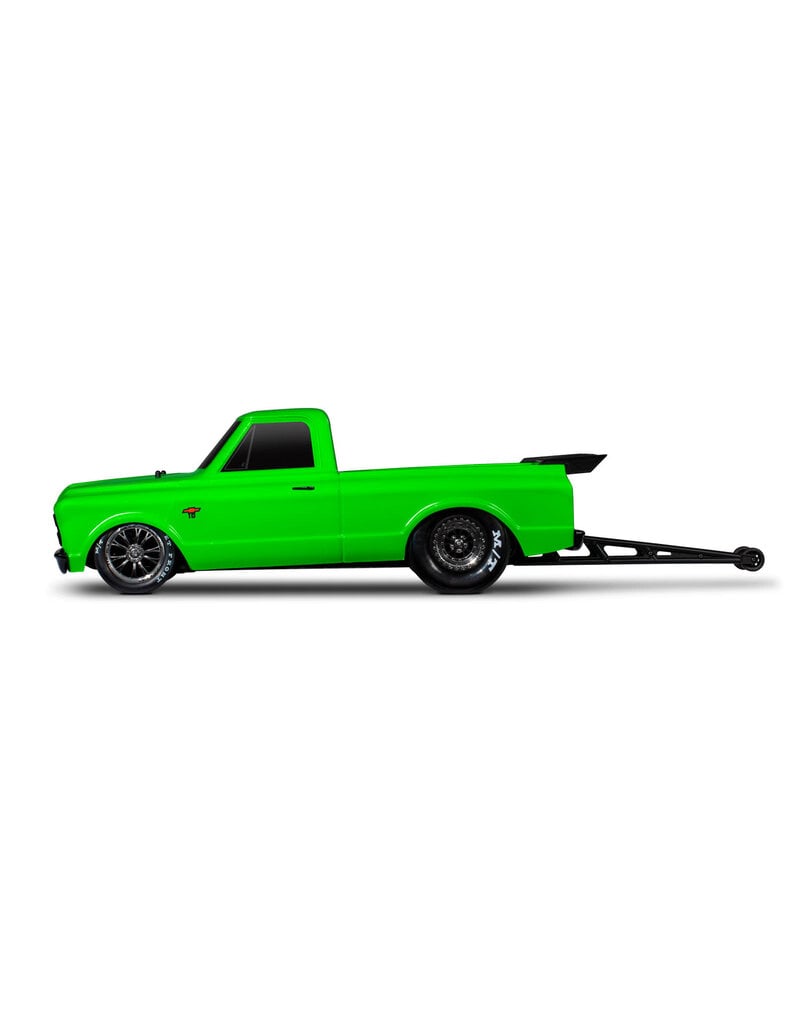 TRAXXAS TRA94376-74-GRN 1/10 2WD DRAG SLASH HD CHEVROLET C10: GREEN