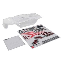 ARRMA ARA-3405 TALION 6S BLX  BODYSHELL WITH DECALS: CLEAR