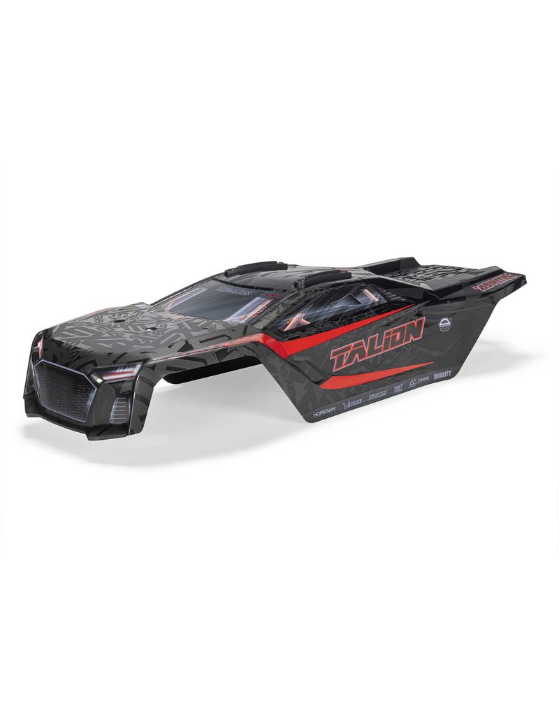ARRMA ARA-3406 TALION 6S EXB BLX PAINTED DECALED TRIMMED BODY: BLACK