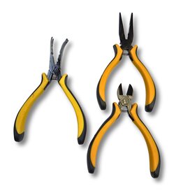 IMEX IMXRCO5050 3PC SET 55 BALL LINK PLIER, NEEDLE NOSE PLIER, DIAGONAL CUTTER