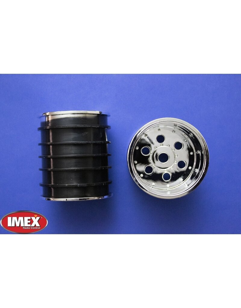 IMEX IMX7268 17MM DIAMOND CHROME RIMS PR JUMBO