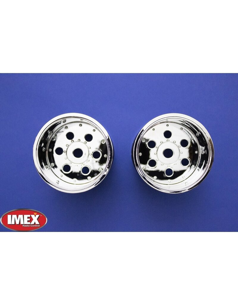 IMEX IMX7268 17MM DIAMOND CHROME RIMS PR JUMBO