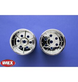 IMEX IMX7268 17MM DIAMOND CHROME RIMS PR JUMBO