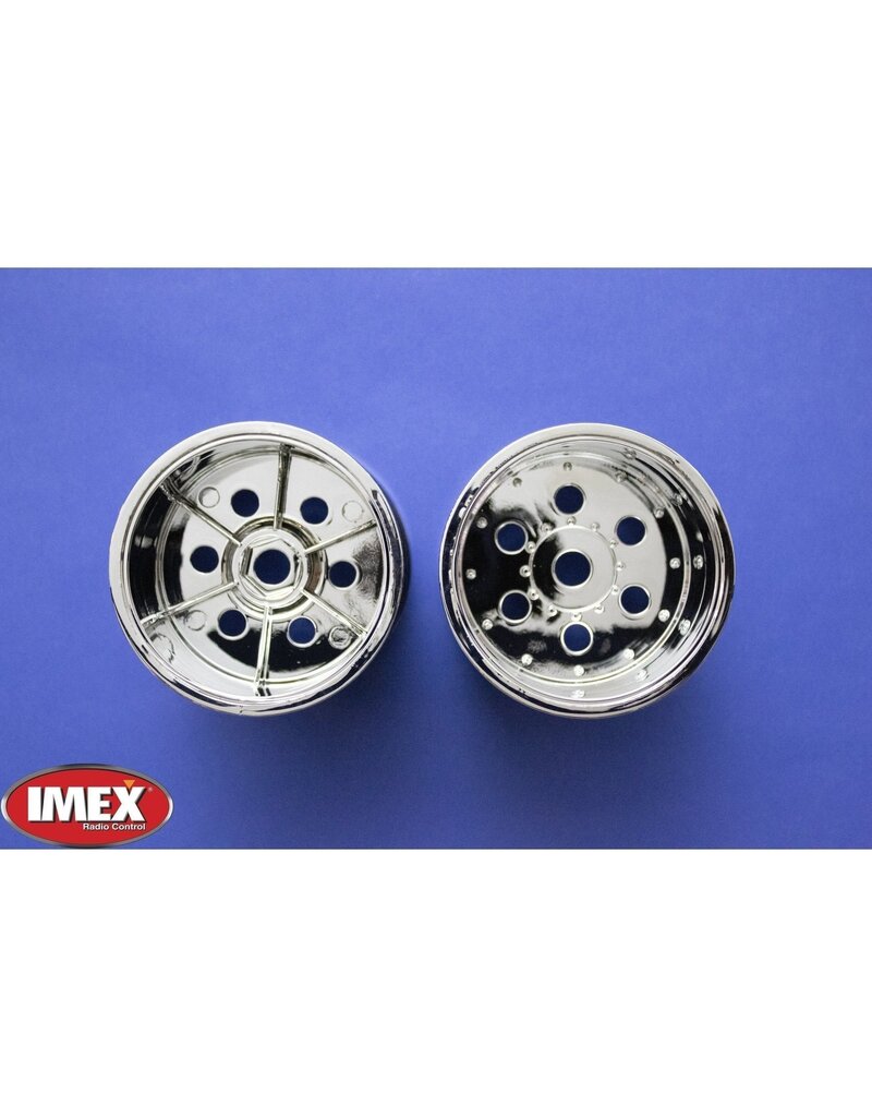 IMEX IMX7268 17MM DIAMOND CHROME RIMS PR JUMBO