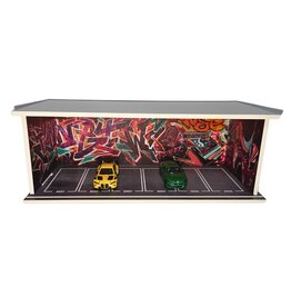 IMEX IMX2561 1/64 SCALE GARAGE GRAFFITI WALL SCENE