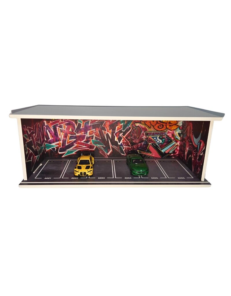 IMEX IMX2561 1/64 SCALE GARAGE GRAFFITI WALL SCENE
