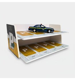 IMEX IMX2580 1/24 SCALE TRAPEZOIDAL PARKING LOT 2-STORY