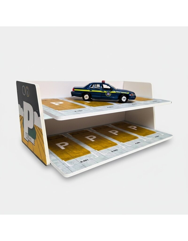 IMEX IMX2580 1/24 SCALE TRAPEZOIDAL PARKING LOT 2-STORY