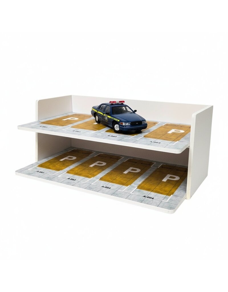 IMEX IMX2580 1/24 SCALE TRAPEZOIDAL PARKING LOT 2-STORY