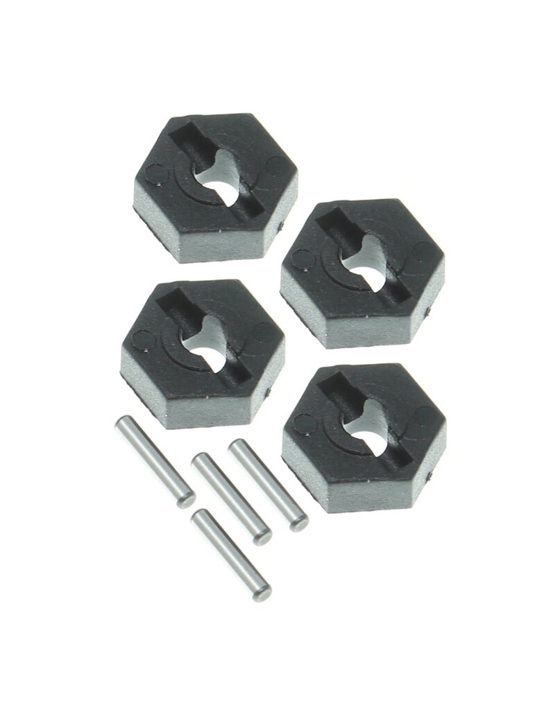 REDCAT RACING RER13441 WHEEL HEX (PLASTIC)(4PCS)