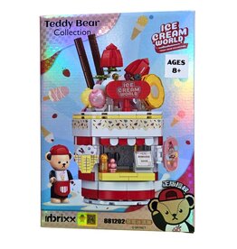 IMEX INBX81202 TEDDY STRAWBERRY ICE CREAM SHOP – 354PCS DISPLAY BRICK FIGURE