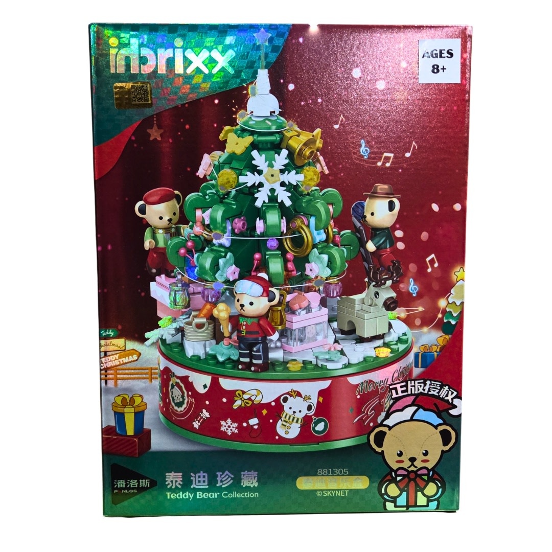 INBX81305 TEDDY MUSIC BOX – 495PCS DISPLAY BRICK SET