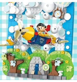IMEX INBX81504 TEDDY JUNGLE FLIGHT PRINT – 425PCS DISPLAY BRICK FIGURE