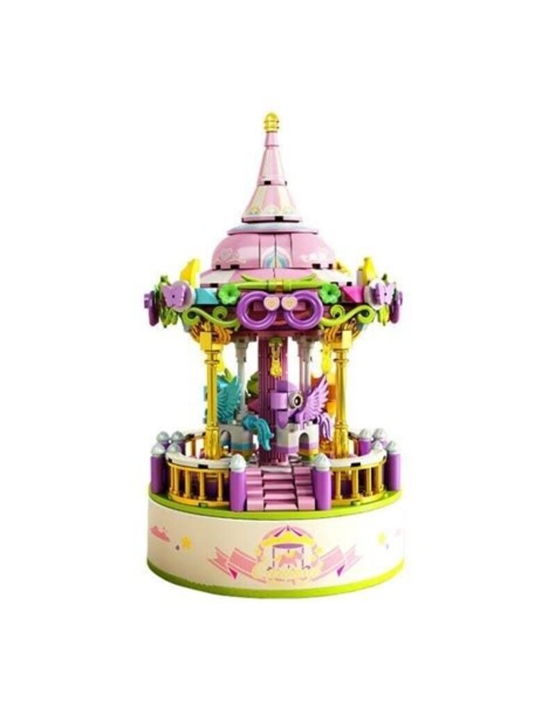 IMEX INBX65609 CAROUSEL MUSIC BOX (488 PIECES)