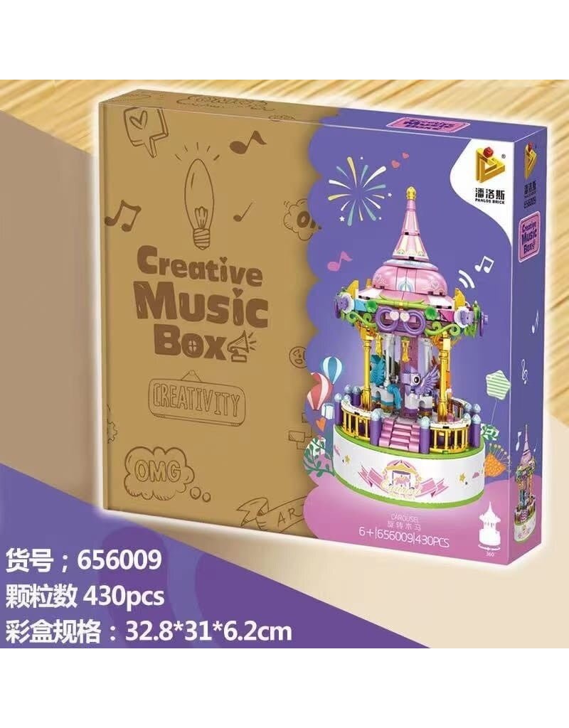 IMEX INBX65609 CAROUSEL MUSIC BOX (488 PIECES)