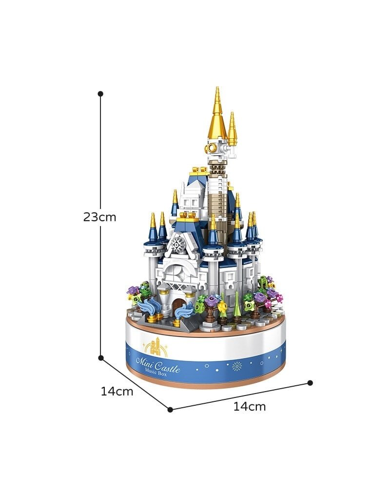 IMEX INBX65607 CASTLE MUSIC BOX (617 PIECES)