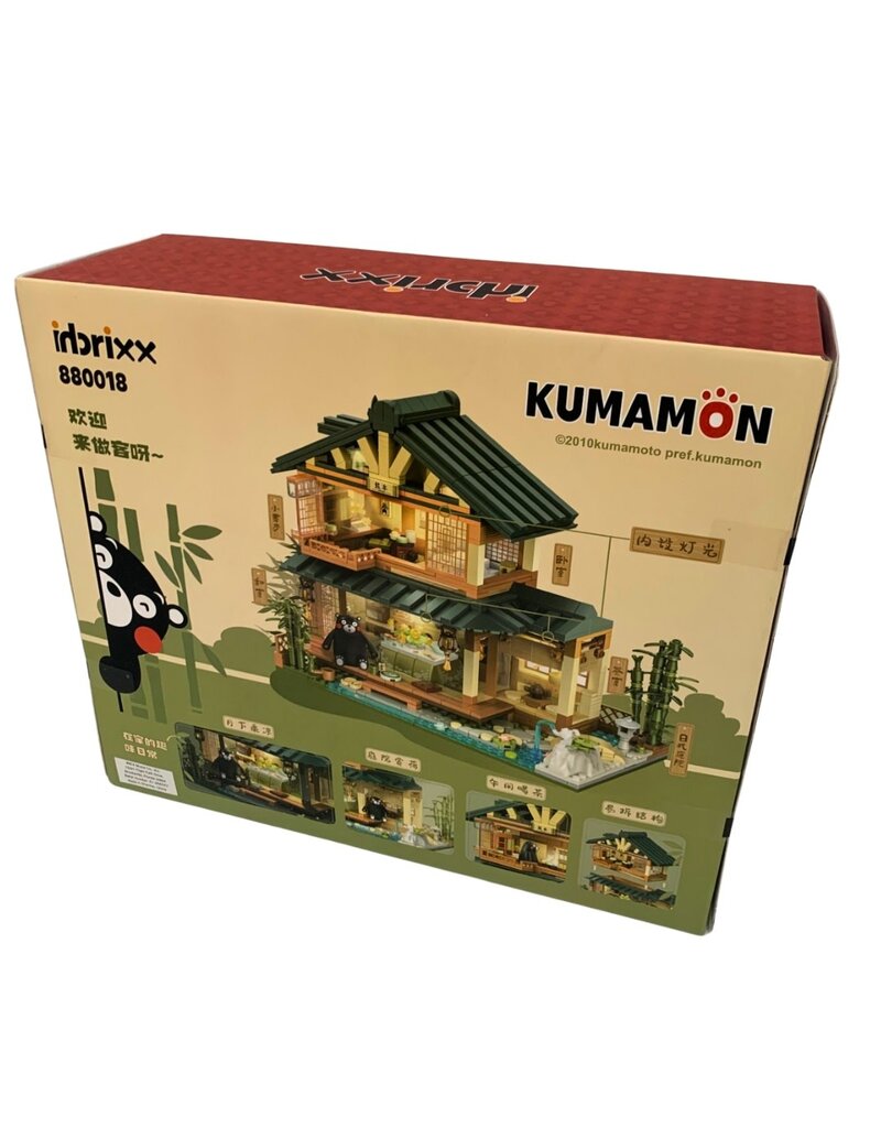 IMEX INBX80018 KUMAMON JAPANESE STYLE HOUSE – 1101PCS DISPLAY BRICK SET