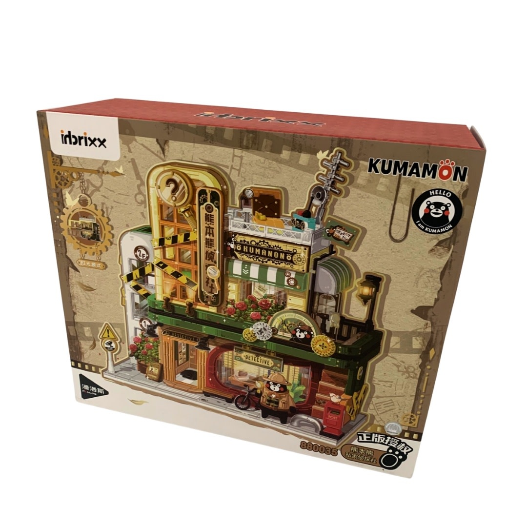 INBX80035 KUMAMON PRIVATE DETECTIVE AGENCY – 1286PCS DISPLAY BRICK SET
