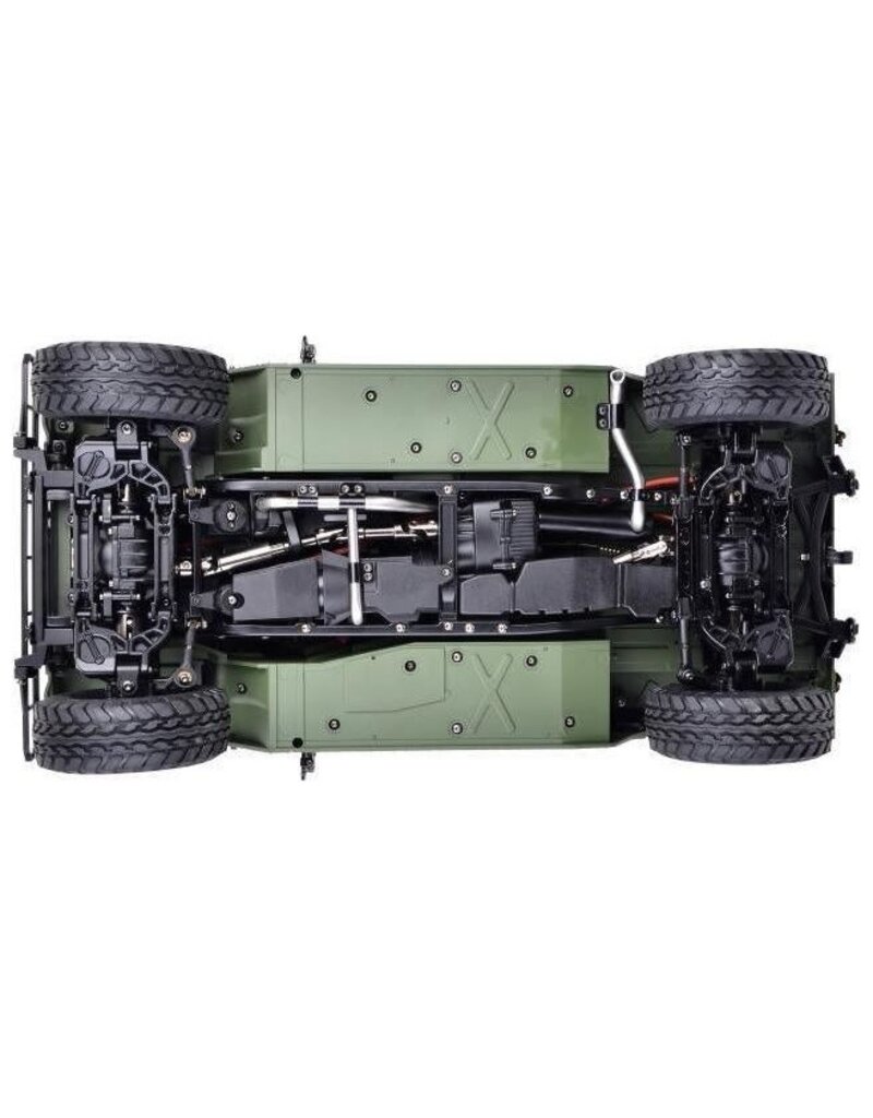 TRASPED HGP40805 TRASPED 1/10 4X4 HUMVEE (UPG):  GREEN (W/ LEDS AND SOUND)