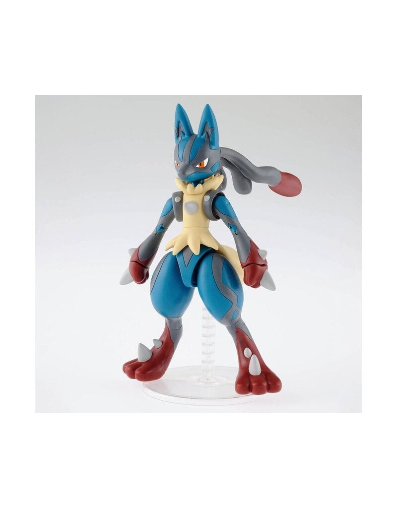 BANDAI BAS2780773 #35 MEGA LUCARIO POKÉMON PLASTIC MODEL KIT
