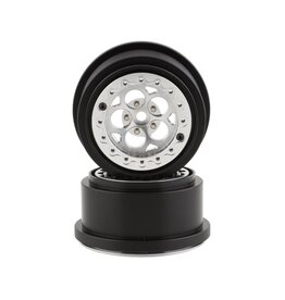 SSD RC SSD00527 5 HOLE LW REAR 2.2/3.0 DRAG RACING WHEEL SILVER