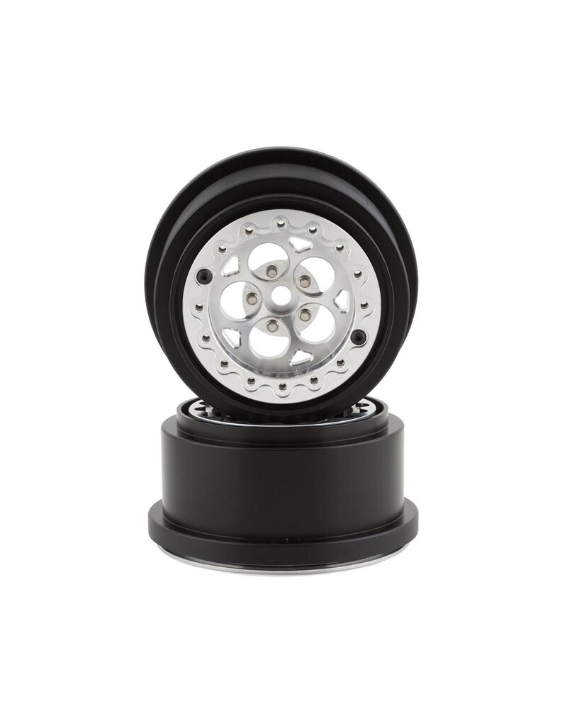 SSD RC SSD00527 5 HOLE LW REAR 2.2/3.0 DRAG RACING WHEEL SILVER