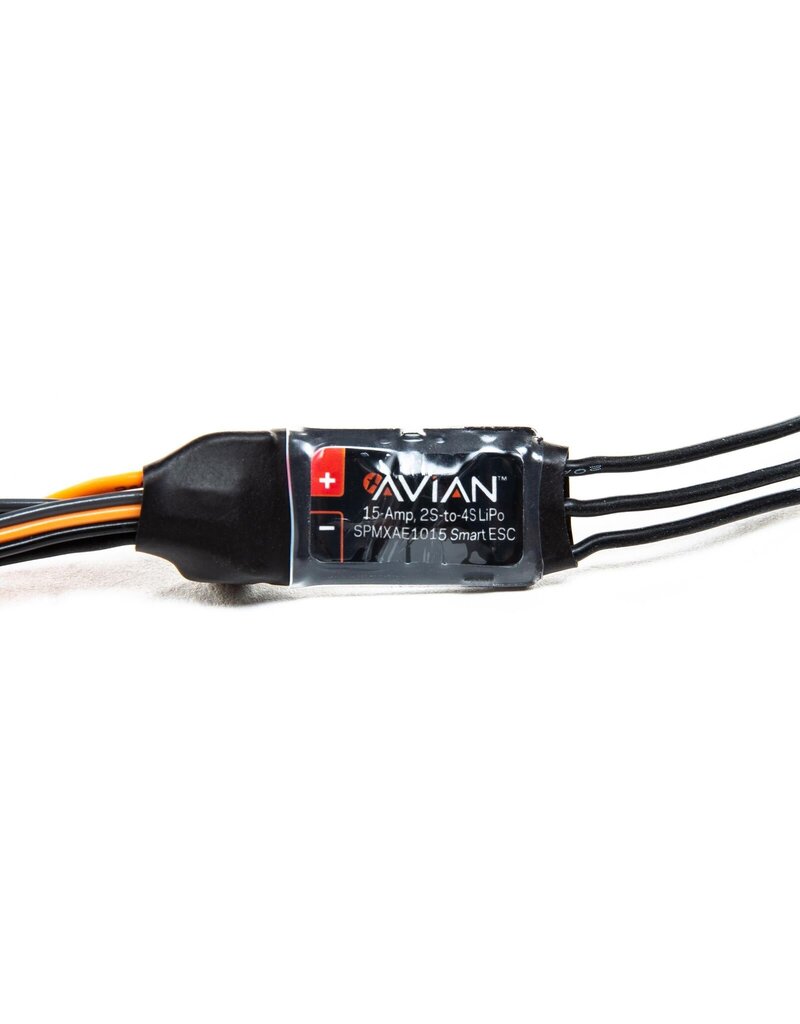 SPEKTRUM SPMXAE1015 AVIAN 15 AMP BRUSHLESS SMART ESC 2S-4S