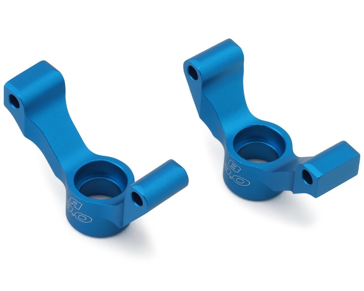 TAM54733 TT-02 ALUMINUM REAR UPRIGHTS (BLUE) (3°)