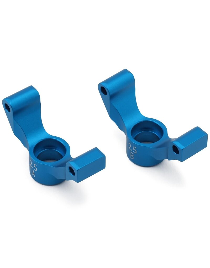 TAMIYA TAM54549 TT02 ALUMINUM REAR UPRIGHT (BLUE) (2.5°)
