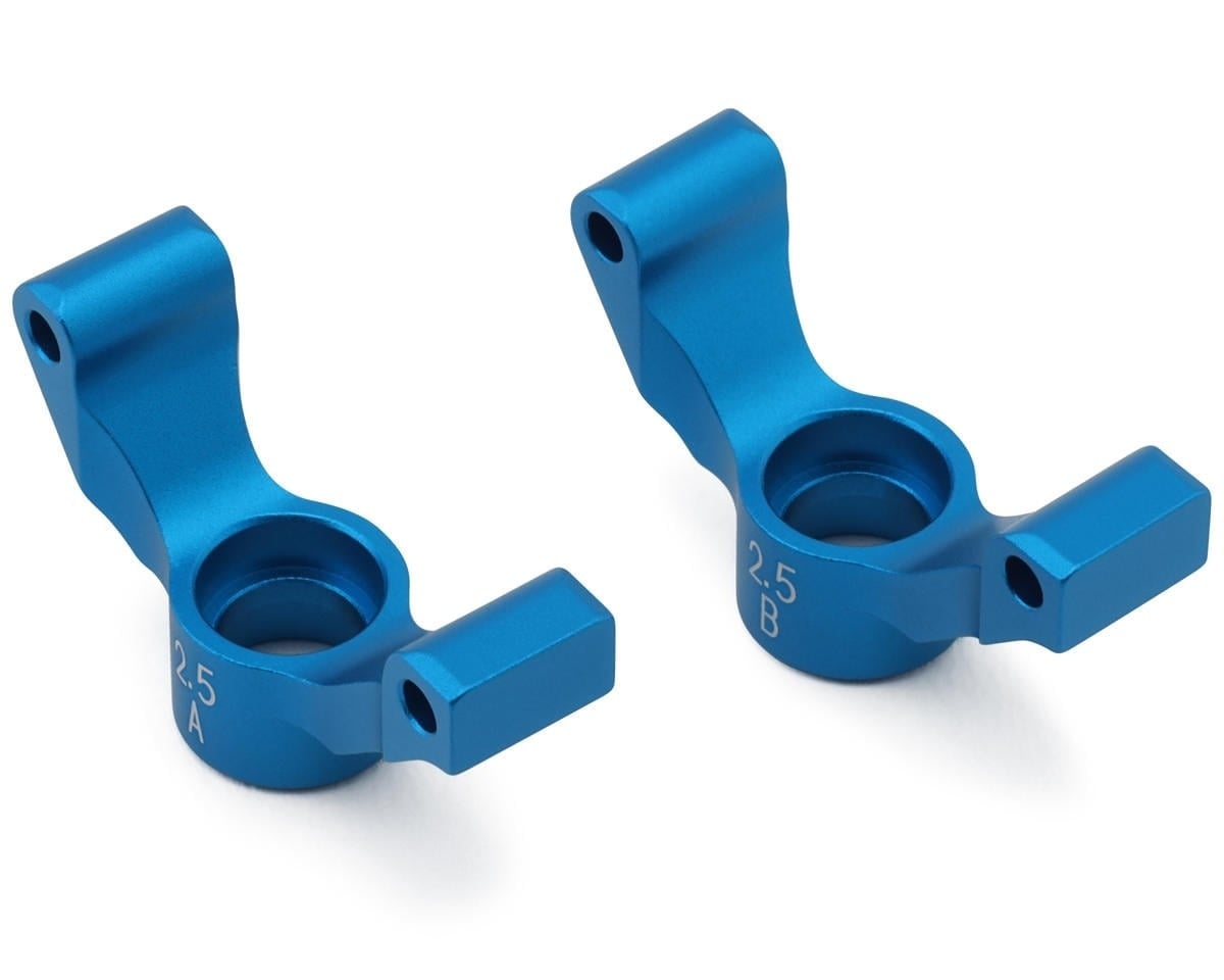 TAM54549 TT02 ALUMINUM REAR UPRIGHT (BLUE) (2.5°)