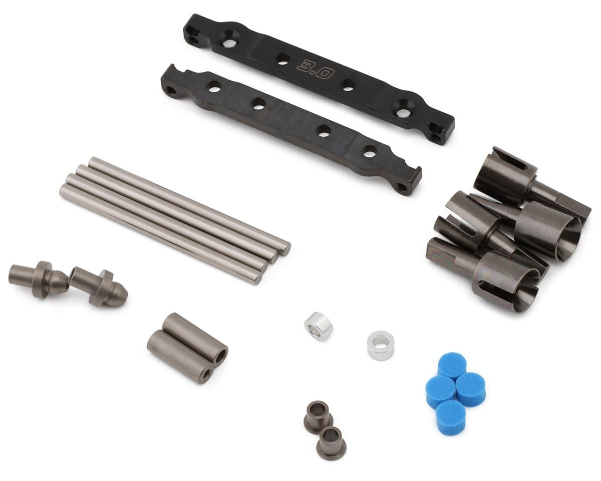 TAM54634 TT-02 STEEL SUSPENSION MOUNT SET (TYPE-S)