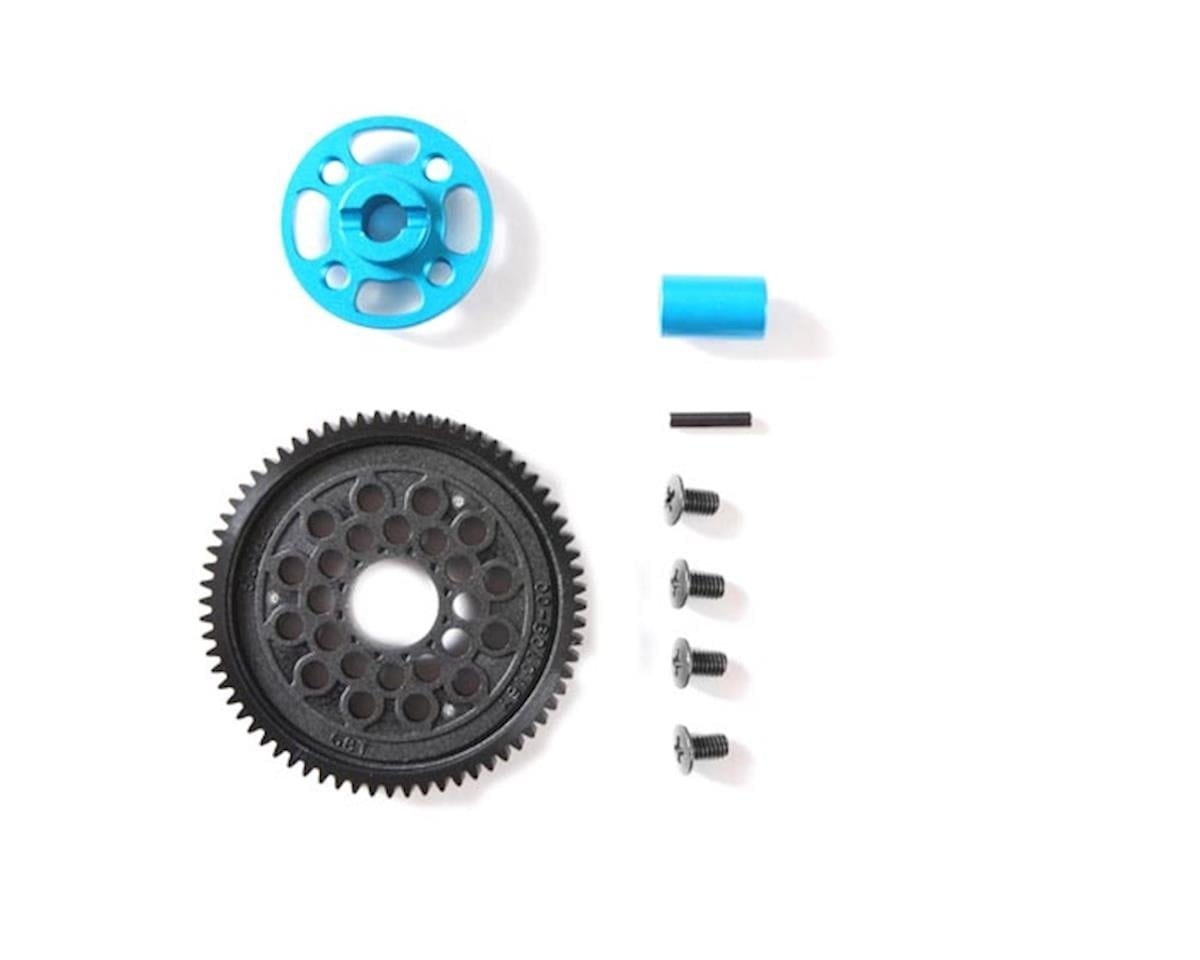 TAM54500 TT-02 HIGH SPEED SPUR GEAR W/ALUMINUM MOUNT (68T)