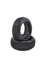 JCONCEPTS JCO3077-01 DIRT WEBS 2.2" 2WD FRONT BUGGY TIRES (2) (BLUE)