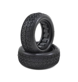 JCONCEPTS JCO3077-01 DIRT WEBS 2.2" 2WD FRONT BUGGY TIRES (2) (BLUE)