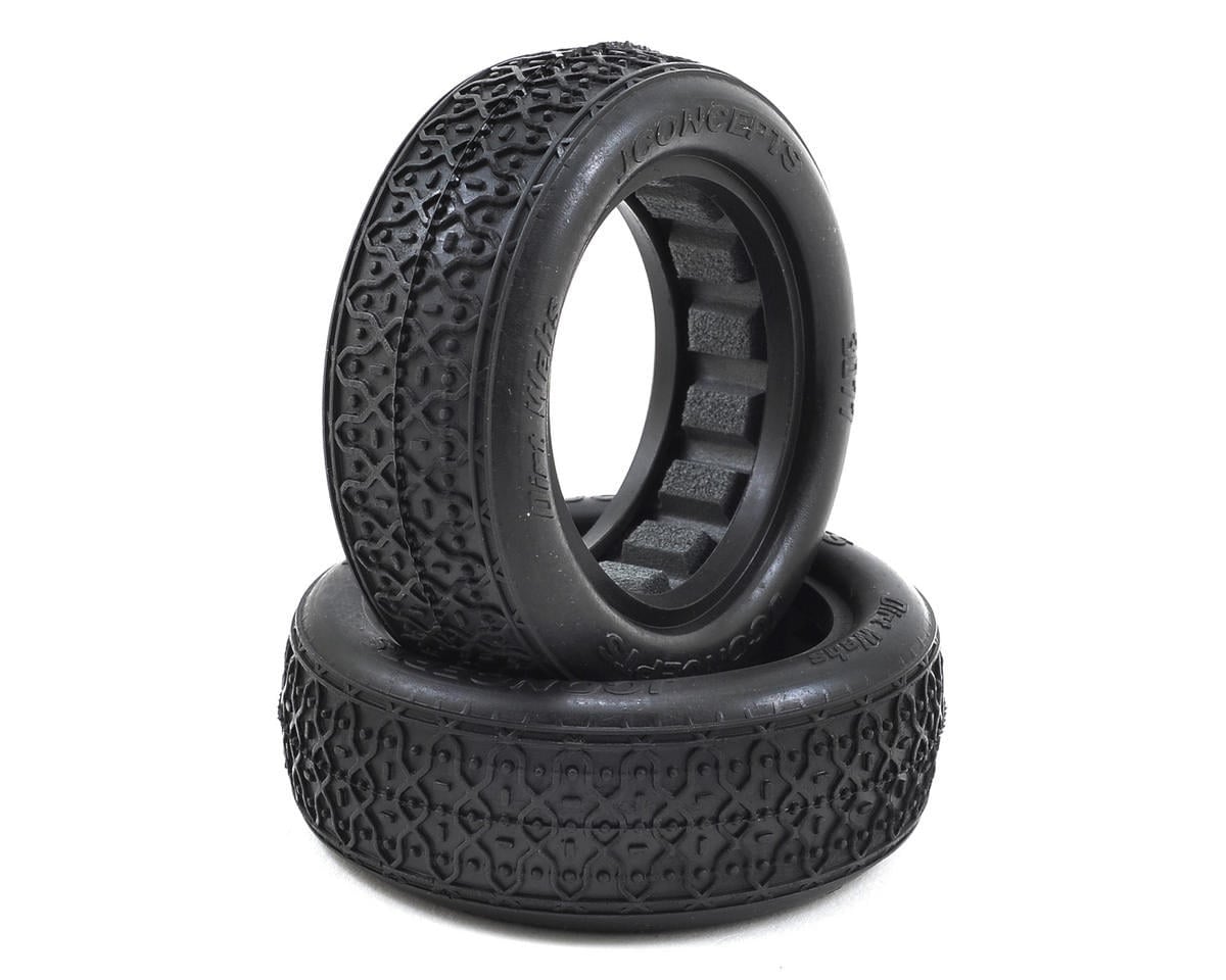 JCO3077-01 DIRT WEBS 2.2" 2WD FRONT BUGGY TIRES (2) (BLUE)
