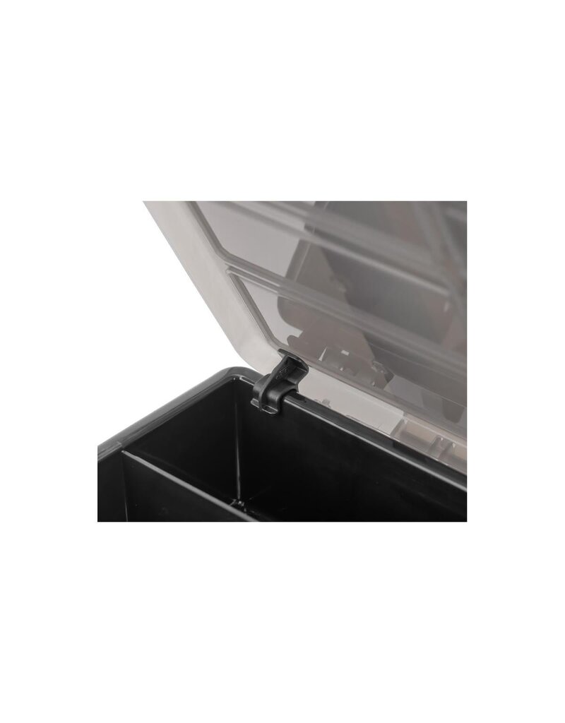 JCONCEPTS JCO5130-28 TOOL BOX W/UPPER STORAGE (BLACK/SMOKE GREY) (14.5"X11"X2.375")