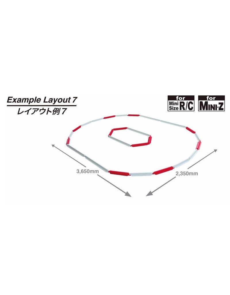 KYOSHO KYO87131 RC CIRCUIT FENCE SET